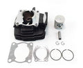 CYLINDER & PISTON KIT WITH GASKETS 56.00mm STD 74-81 YAMAHA DT125 4-STUD HEAD