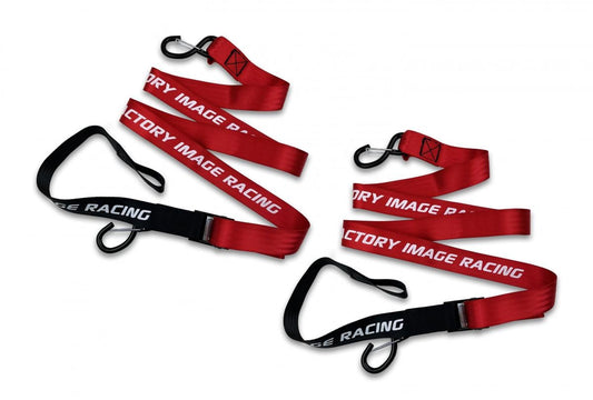 TIE DOWNS 38mm 1.5 RED & BLACK, 500KG