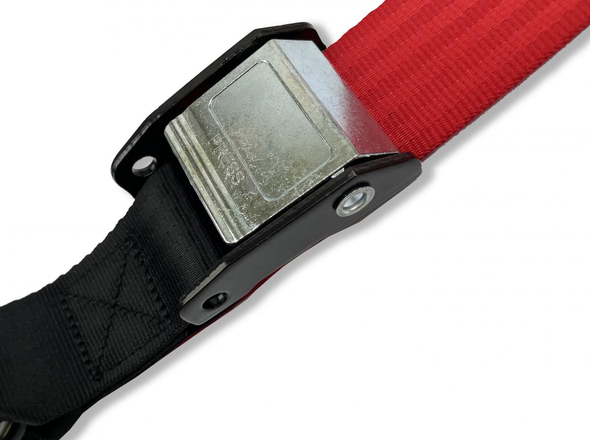 TIE DOWNS 38mm 1.5 RED & BLACK, 500KG