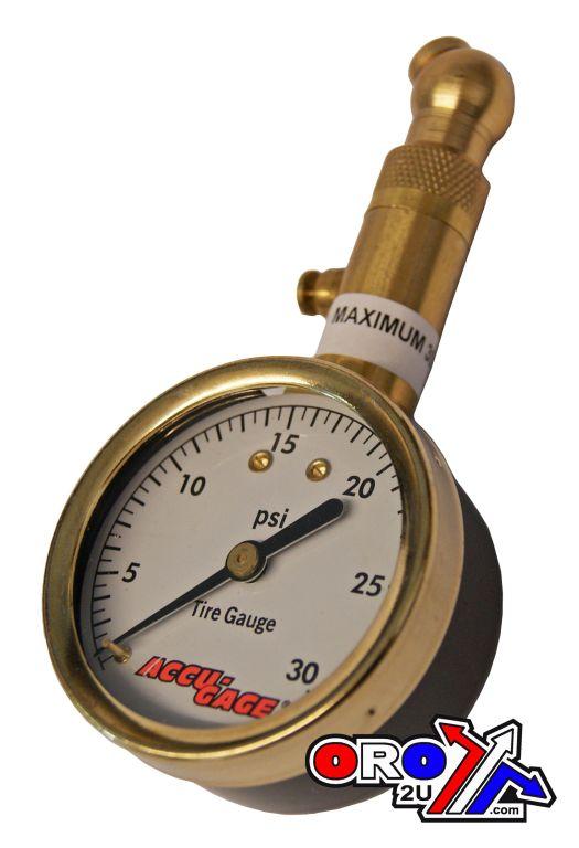 TYRE PRESSURE GAUGE 30 PSI, WITH BLEEDER SWIVEL ANGLE, S30XA