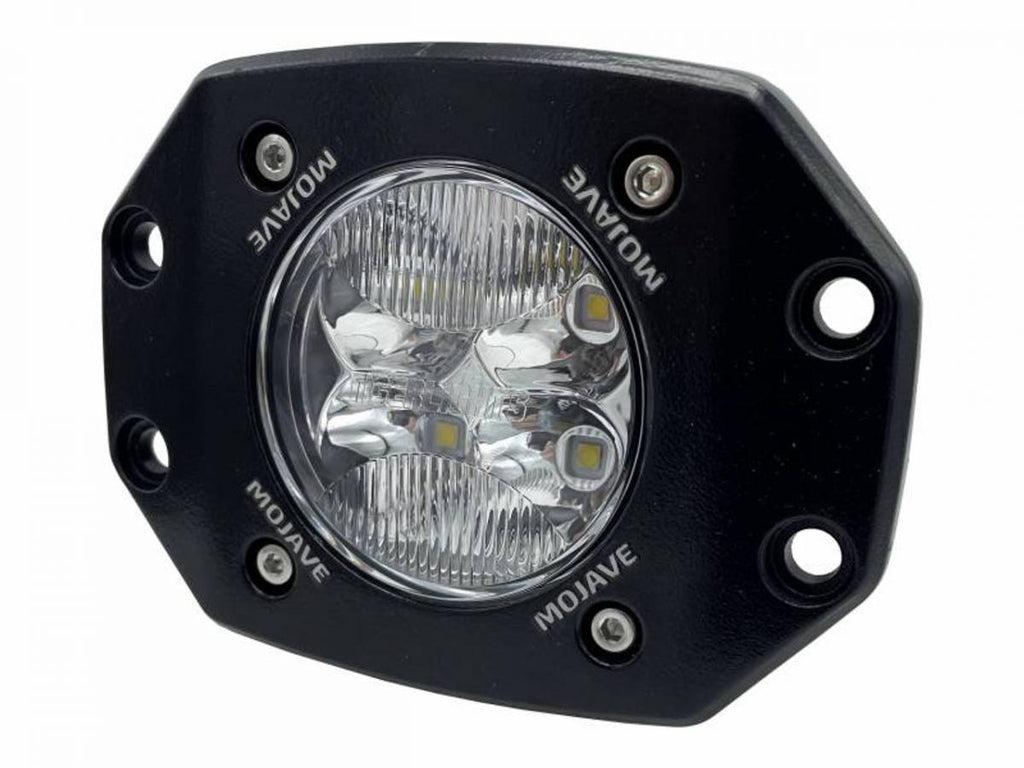 TIGER LIGHTS - SINGLE FLUSH MOUNT LED SPOT LIGHT 3 12/24V MOJAVE TLM3-FM