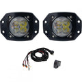 TIGER LIGHTS - DUAL FLUSH MOUNT LED SPOT LIGHT KIT 3 12/24V MOJAVE TLM3-FM-KIT