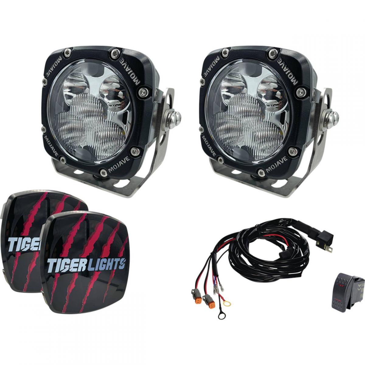 TIGER LIGHTS - DUAL LED SPOT LIGHT KIT 5 12/24V MOJAVE TLM5-KIT