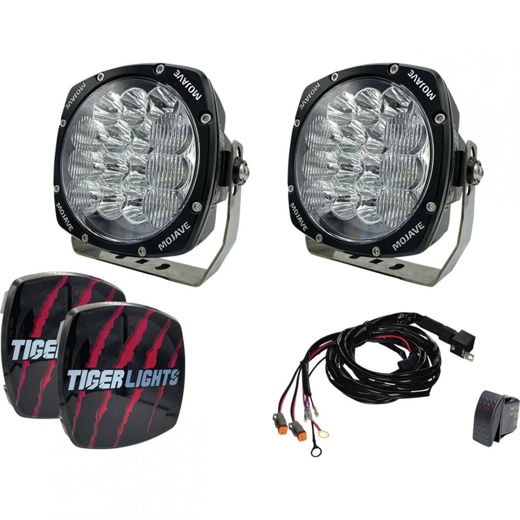 TIGER LIGHTS - DUAL LED SPOT LIGHT KIT 8 12/24V MOJAVE TLM8-KIT