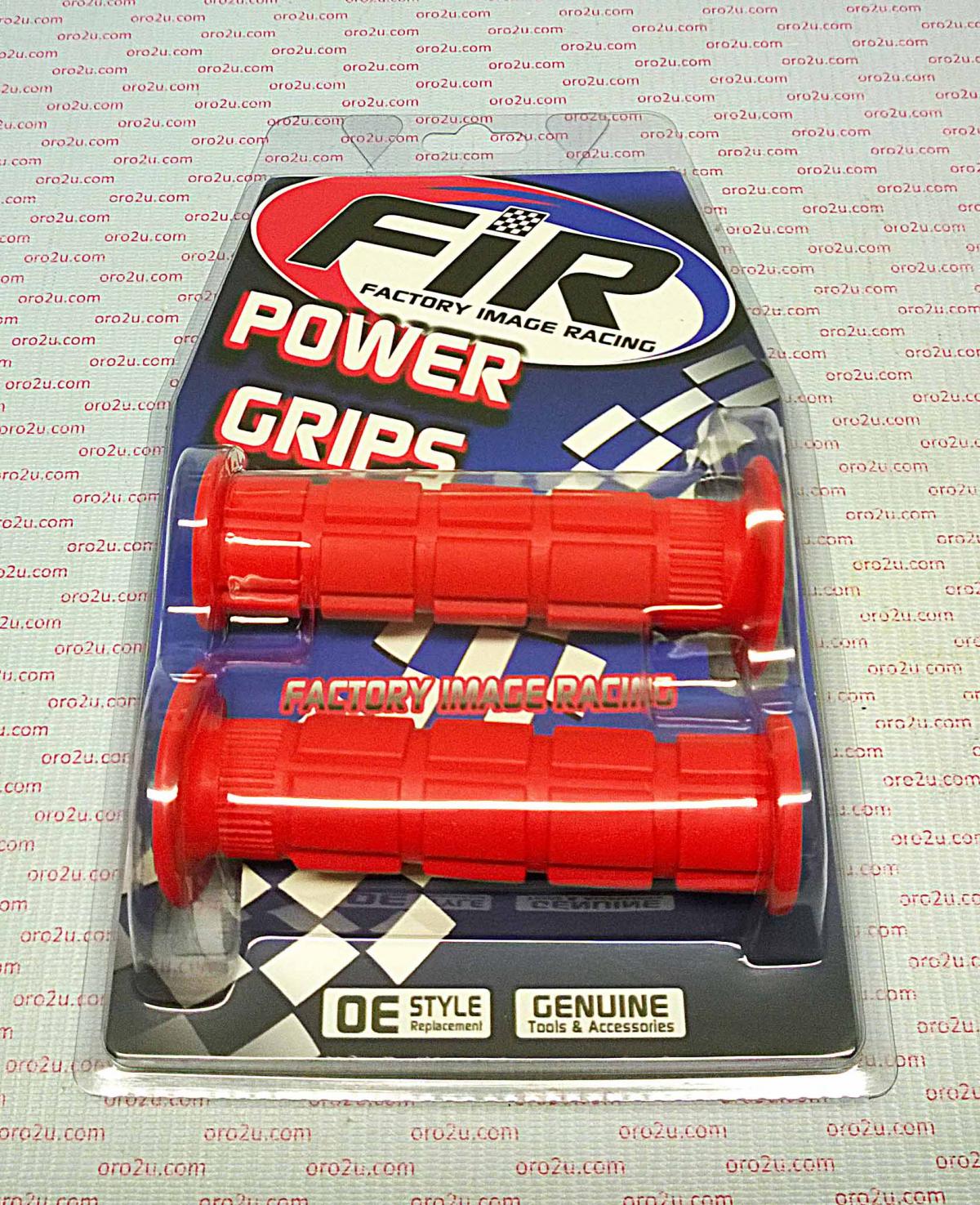 OURY GRIPS ATV RED Nonslip, ID SIZE. 22/22mm - 135mm Long