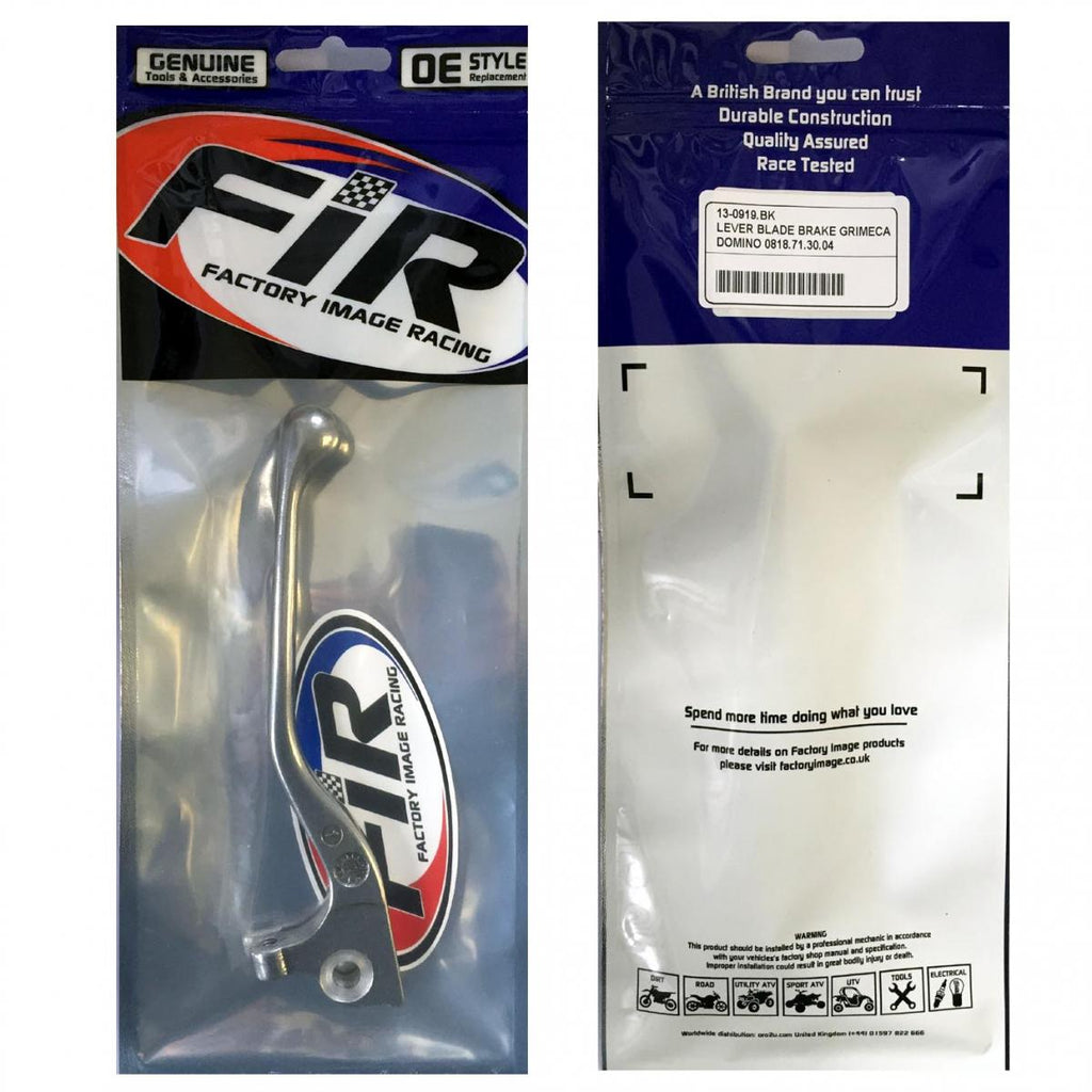 LEVER BLADE BRAKE GRIMECA, DOMINO 0818.71 SILVER