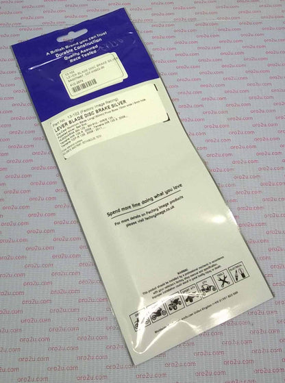 LEVER BLADE DISC BRAKE SILVER, 8A0079067, 5D7-H3922-00