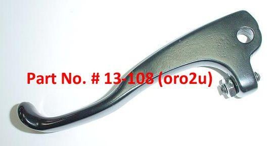 LEVER BLADE CLUTCH SILVER, GASGAS E200701 DIECAST