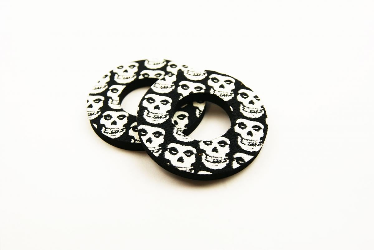 GRIP DONUTS BLACK SKULL, PAIR