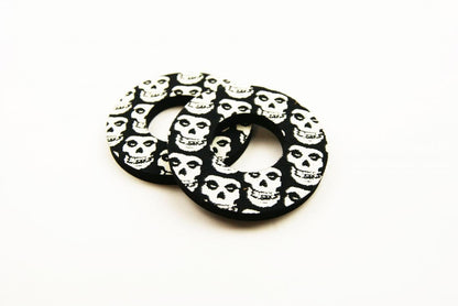 GRIP DONUTS BLACK SKULL, PAIR