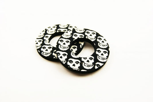 GRIP DONUTS BLACK SKULL, PAIR