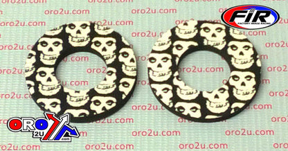GRIP DONUTS BLACK SKULL, PAIR