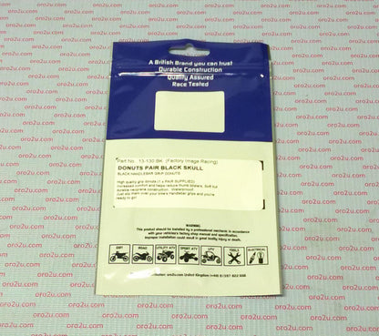 GRIP DONUTS BLACK SKULL, PAIR