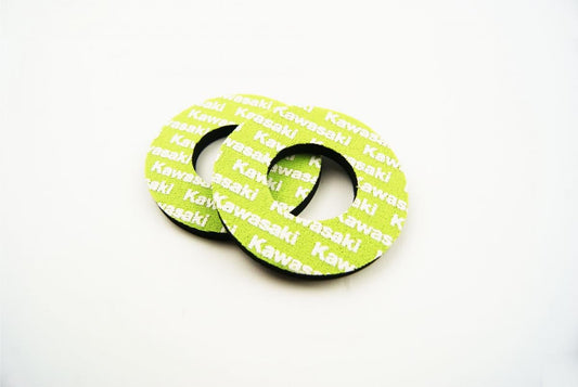 GRIP DONUTS GREEN KAWASAKI, PAIR
