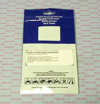 GRIP DONUTS GREEN KAWASAKI, PAIR