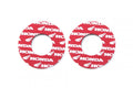 GRIP DONUTS RED HONDA, PAIR