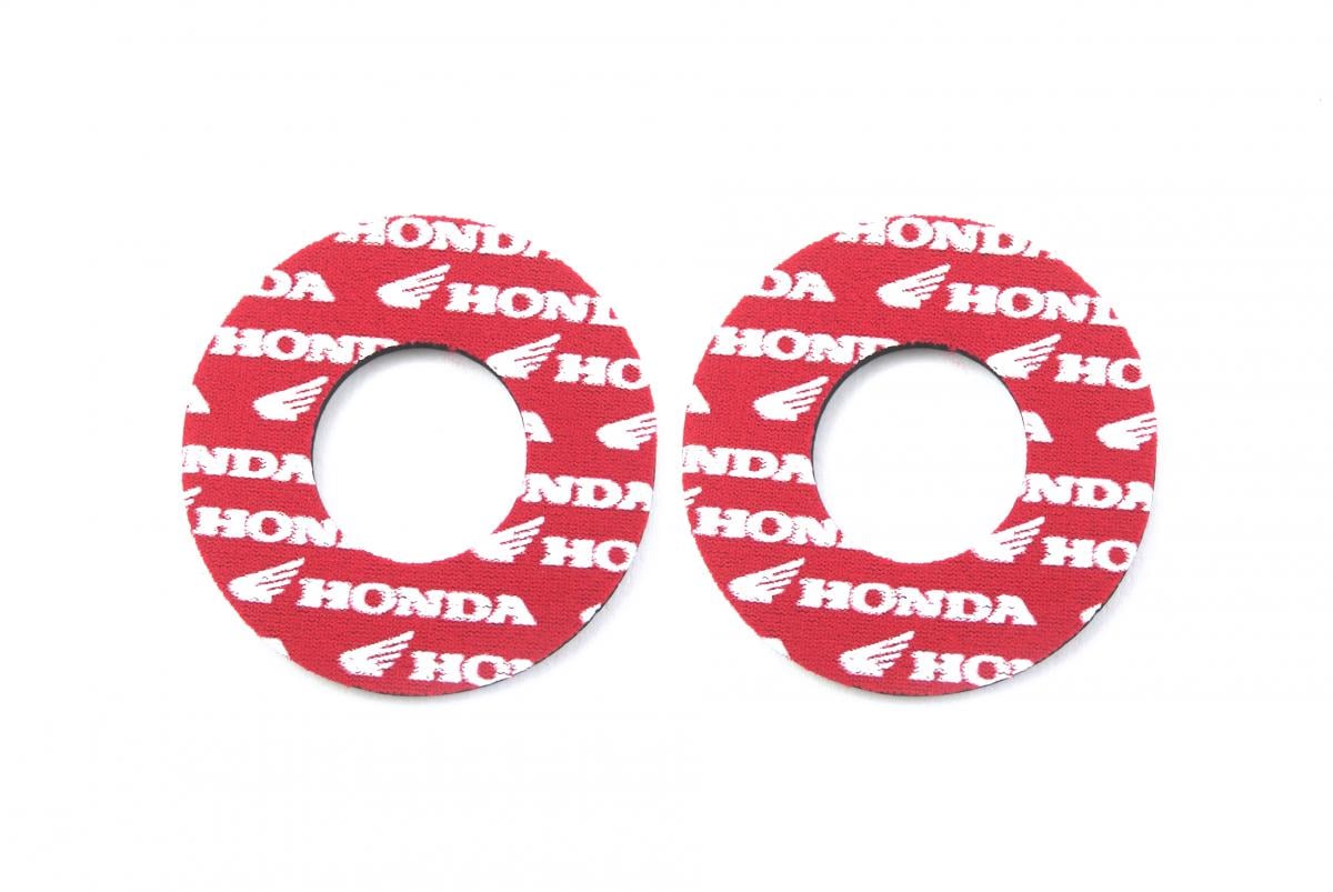 GRIP DONUTS RED HONDA, PAIR