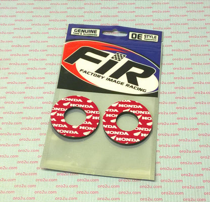 GRIP DONUTS RED HONDA, PAIR