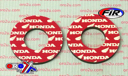GRIP DONUTS RED HONDA, PAIR