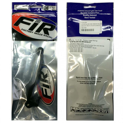 LEVER BLADE DISC BRAKE BLACK, DIACAST 86-91 CR 53175-KS6-671 53175-KS6-670