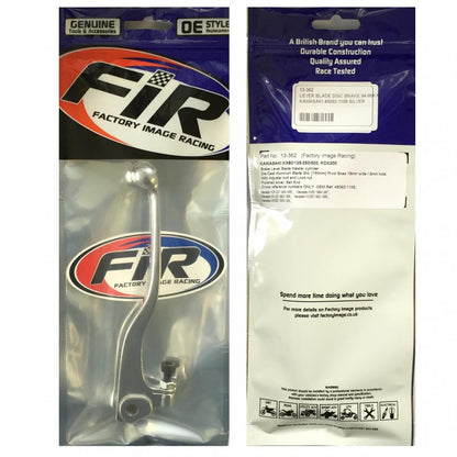 LEVER BLADE DISC BRAKE 84-86 KX, KAWASAKI 46092-1108 SILVER