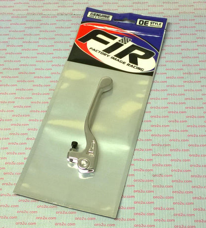 LEVER BLADE BRAKE SHORT SILVER, FORGED ALUMINIUM 93-96 KX