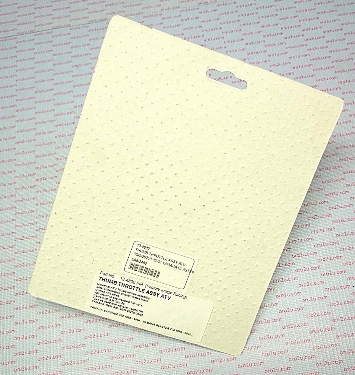 THUMB THROTTLE ASSY BLASTER YFS200 BANSHEE YZF350 ATV, 3GG-26250-00-00 YAMAHA BLASTER 3GG-26250-00