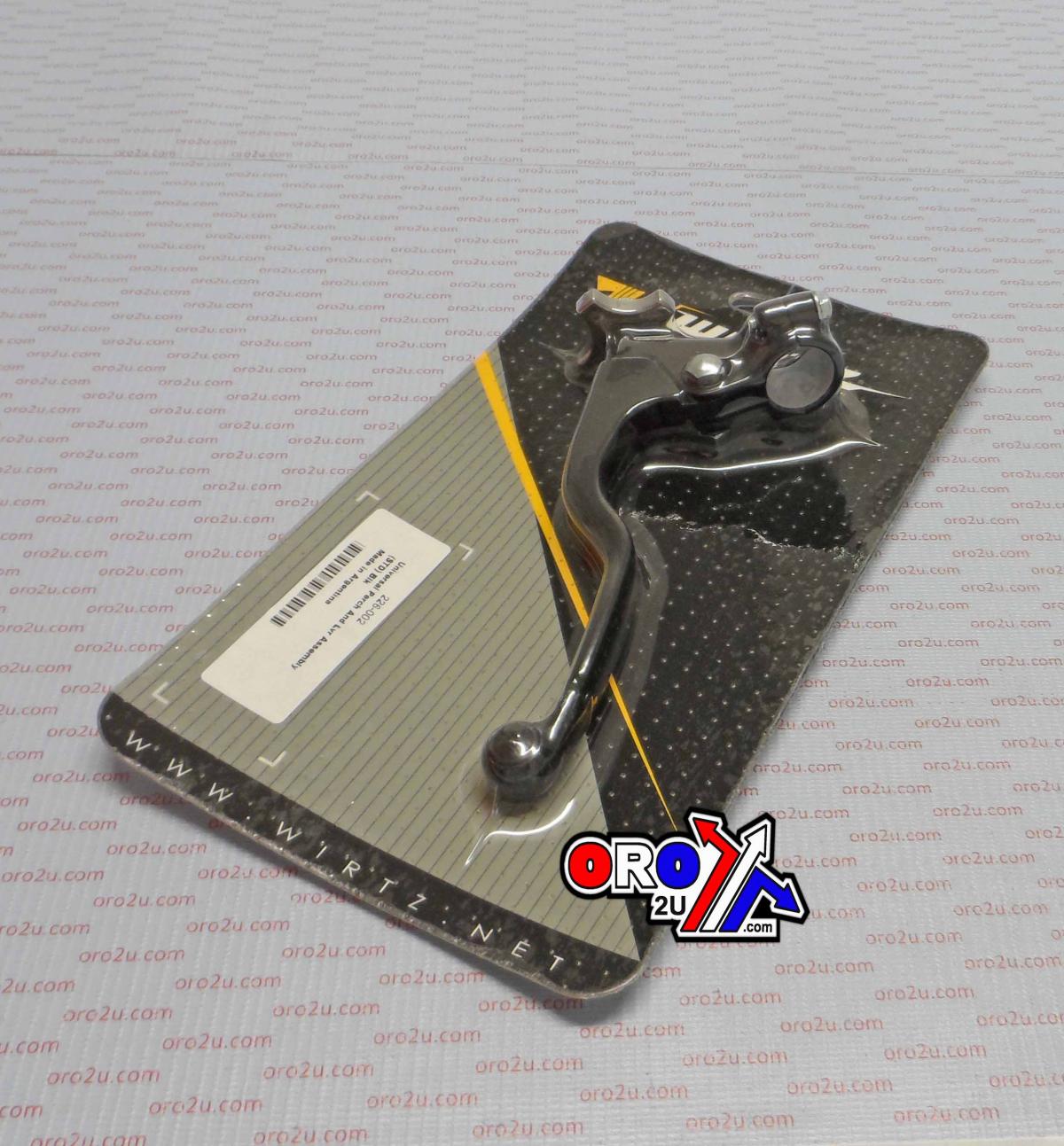 LEVER CLUTCH ASSEMBLY BLACK, WIRTZ 226-002 UNIVERSAL CR