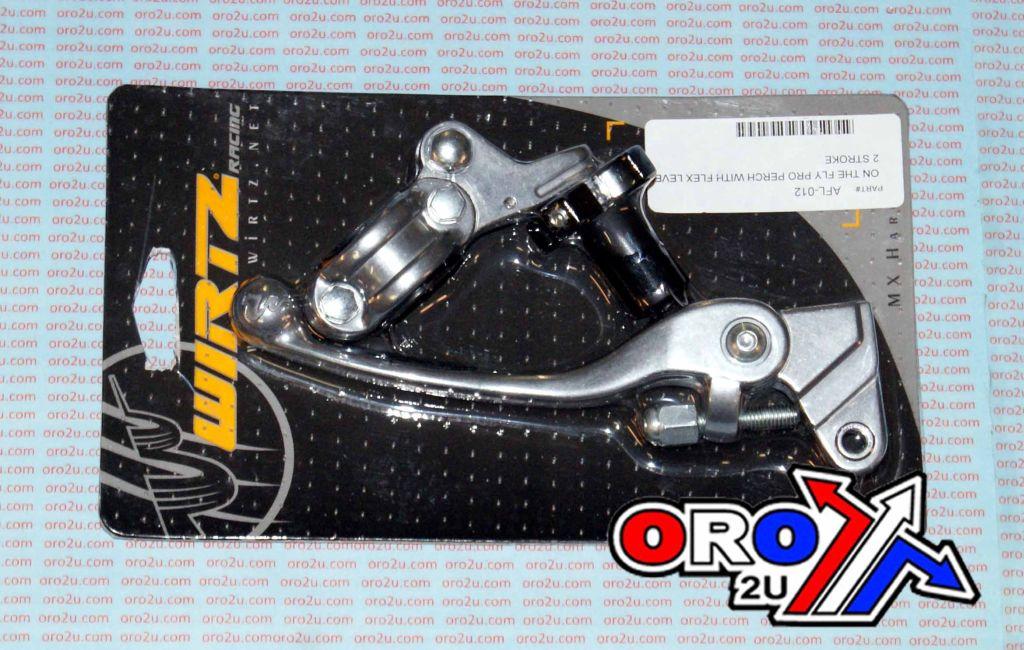 LEVER CLUTCH FLEX GRIP BLACK, WIRTZ AFL-012 PRO PERCH 2-STK