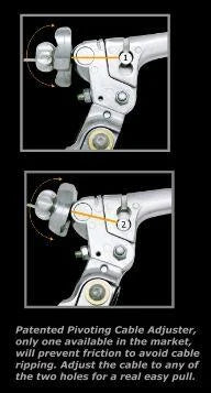 EASY PULL PRO KIT SHORT SMOOTH WIRTZ LEVER SET SHORT 2003-2005 YAMAHA YZF