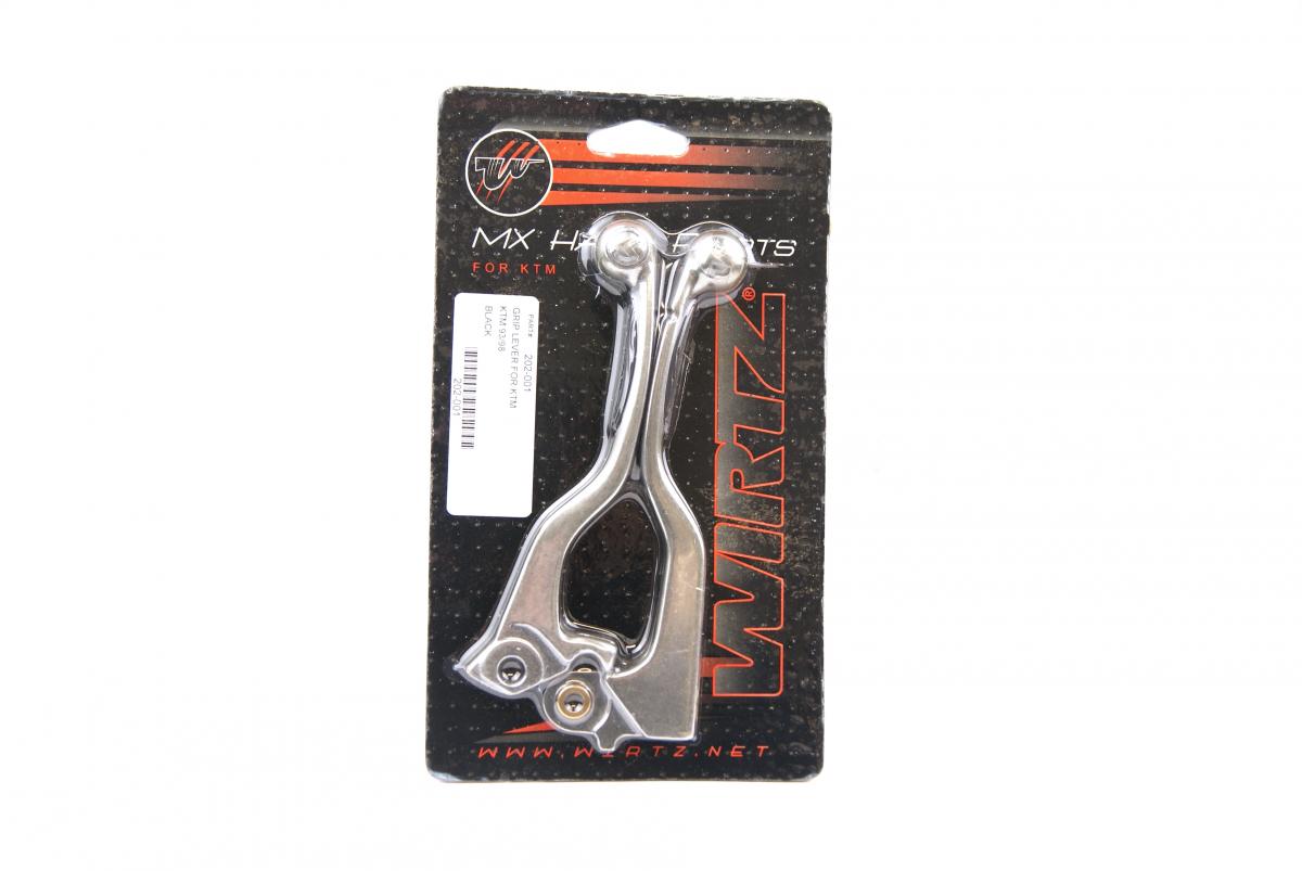 LEVER BLADE SET BLACK GRIP, WIRTZ 202-001 FORGED KTM