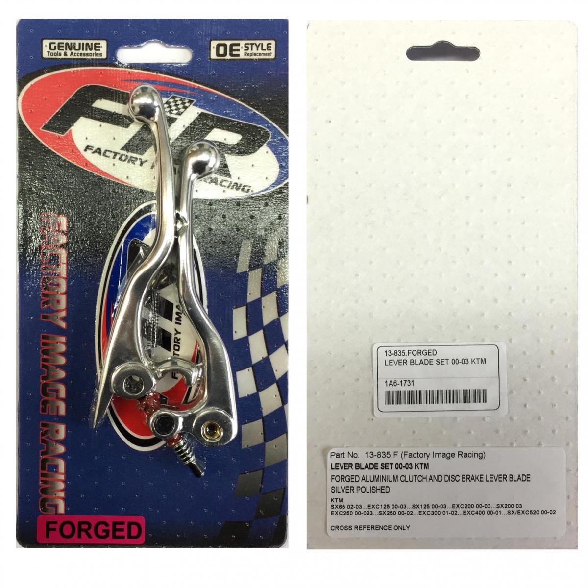 LEVER BLADE SET KTM 1998-03 125 EXC SX SXS 200 EXC MXC SX 250 MXC SX XC SXS 300 EX MX-08635 MX-08319