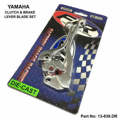 LEVER BLADE SET 01-05 YZ80 85, SILVER DIRT RACE