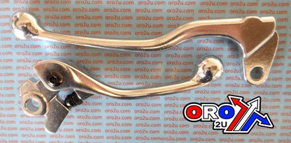 LEVER BLADE SET 01-05 YZ80 85, SILVER DIRT RACE