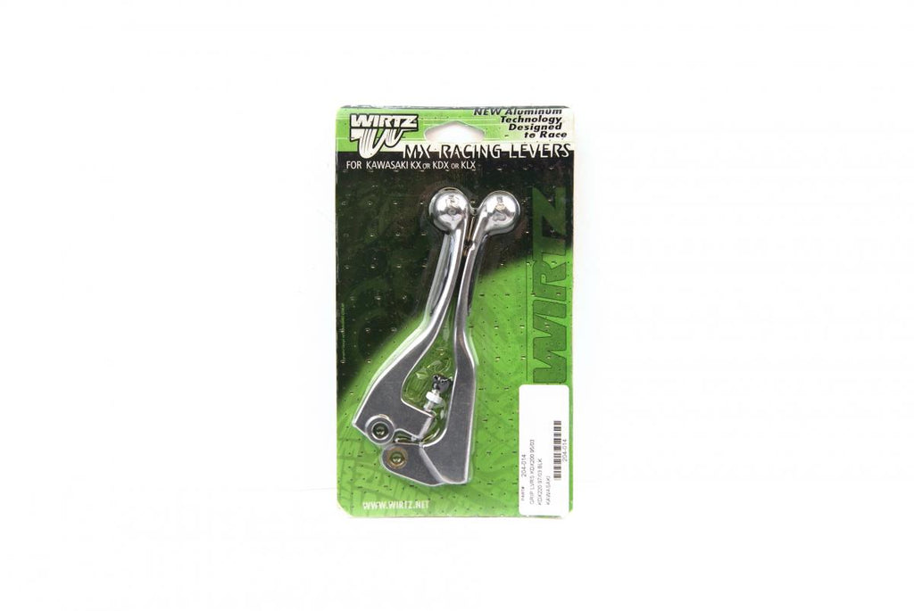LEVER BLADE SET GRIP BLACK KX, WIRTZ 204-014 CLTUCH & BRAKE