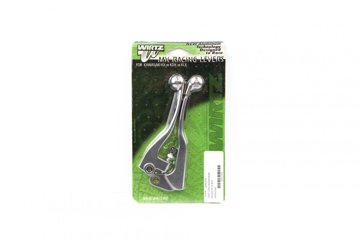 LEVER BLADE SET GRIP BLACK KX, WIRTZ 204-014 CLTUCH & BRAKE