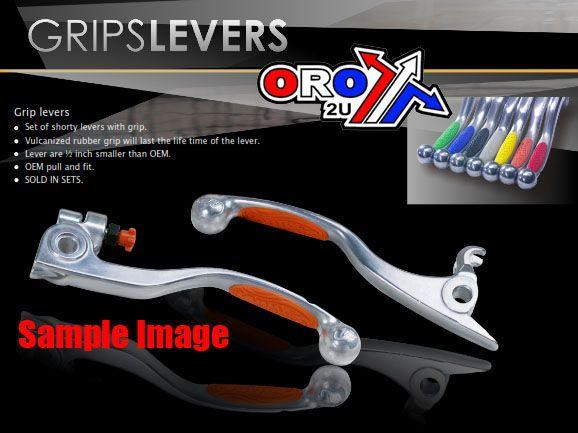 LEVER BLADE SET GRIP BLACK KX, WIRTZ 204-014 CLTUCH & BRAKE