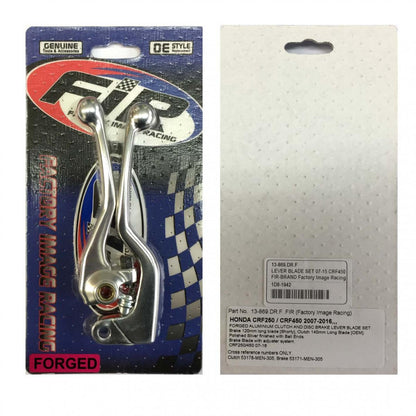 LEVER BLADE SET 07-17 CRF450, FORGED ALUMINIUM