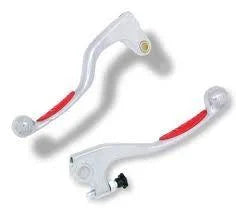 LEVER BLADE SET GRIP RED CRF, WIRTZ 201-061 CRF250 450 07-15