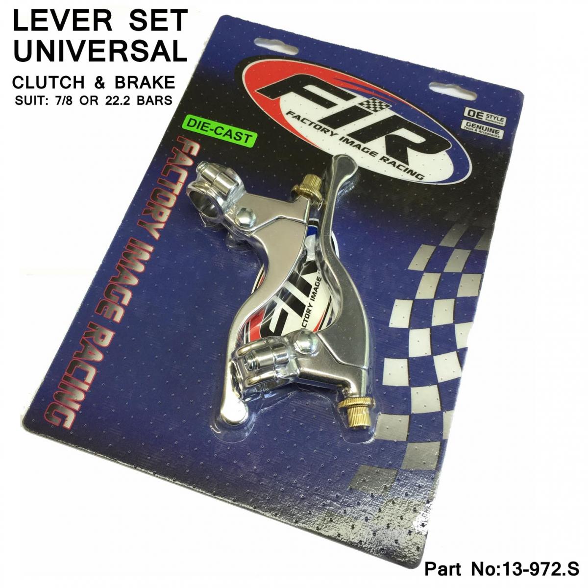 LEVER SET ASSEMBLY SHORT SILVER