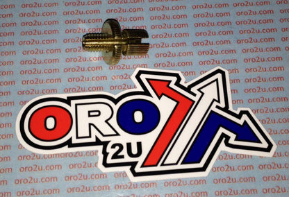 CLUTCH BRAKE CABLE ADJUSTER M8x1.25 GOLD UNIVERSAL