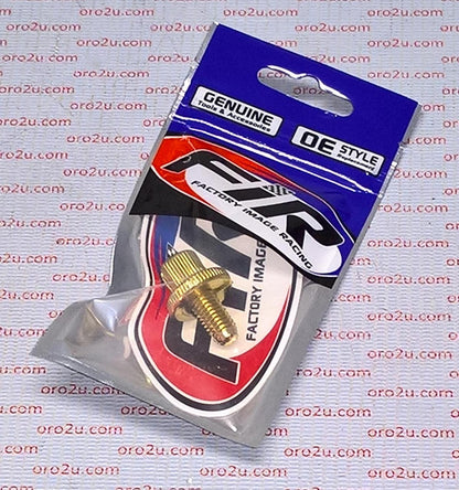 CLUTCH BRAKE CABLE ADJUSTER M8x1.25 GOLD UNIVERSAL