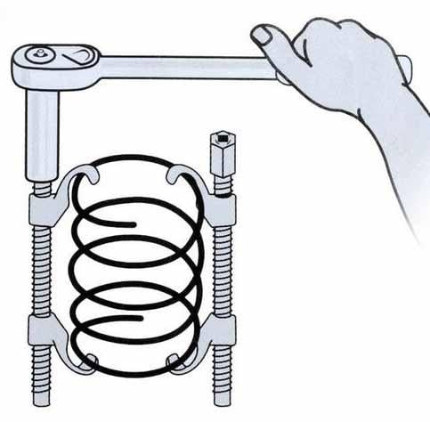 COIL SPRING COMPRESSORS HEAVY DUTY 2PCS 310mm