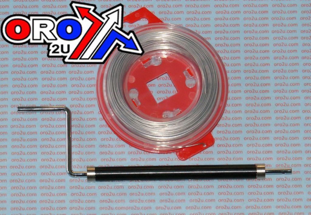 SAFETY LOCK GRIP WIRE 30m STAINLESS STEEL WITH WINDING TENSION HANDLE TOOL