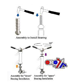 CUP PRESS TOOL SET/5 SIZES, 5 DIFFERENT SIZES, UP-12437, MK-0355, PT-M2