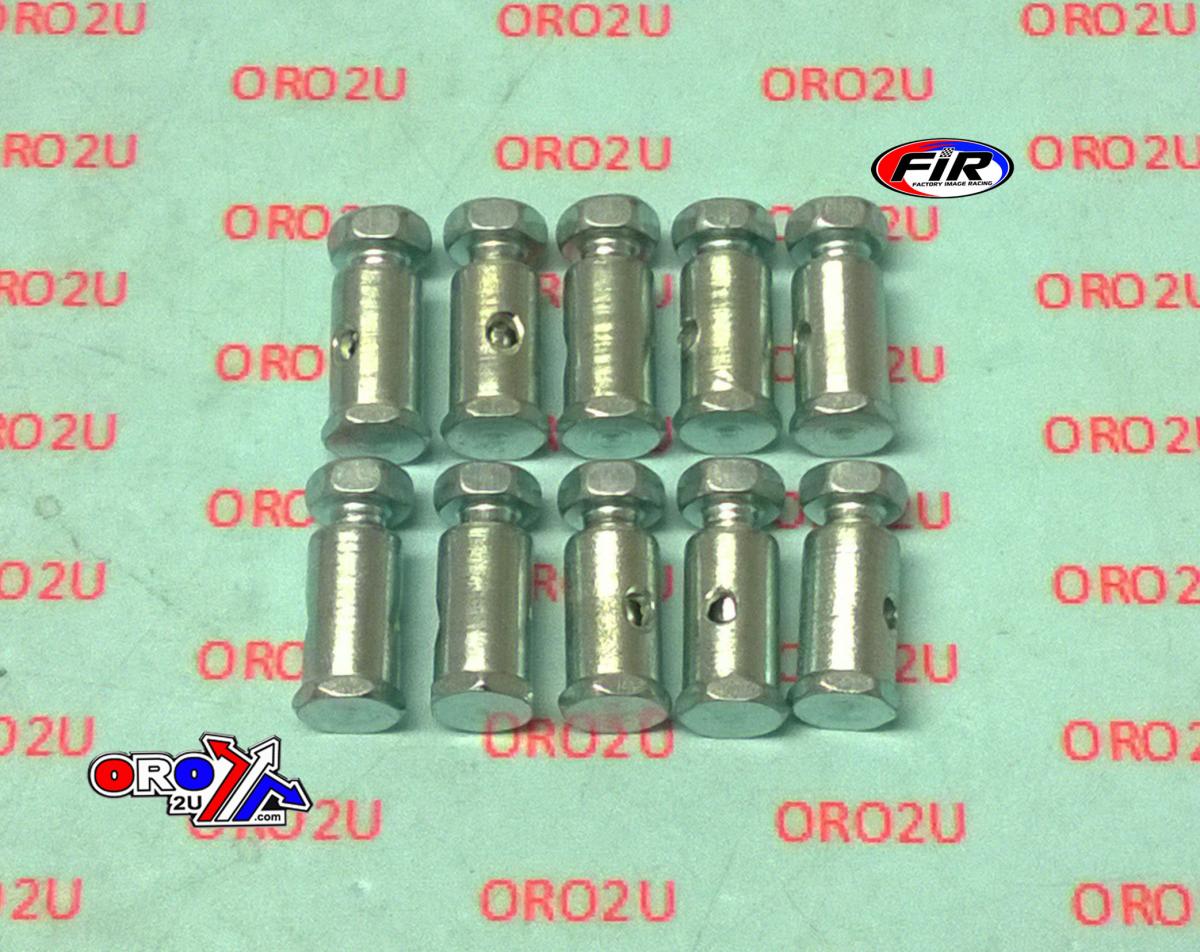 SOLDERLESS BARREL NIPPLES DIA 8mm x15mm BNS8 - PACK OF 10
