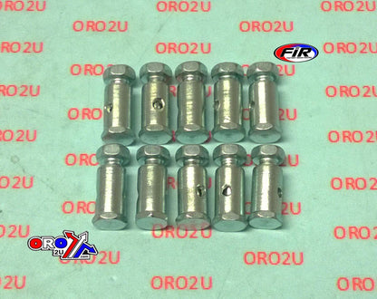 SOLDERLESS BARREL NIPPLES DIA 8mm x15mm BNS8 - PACK OF 10