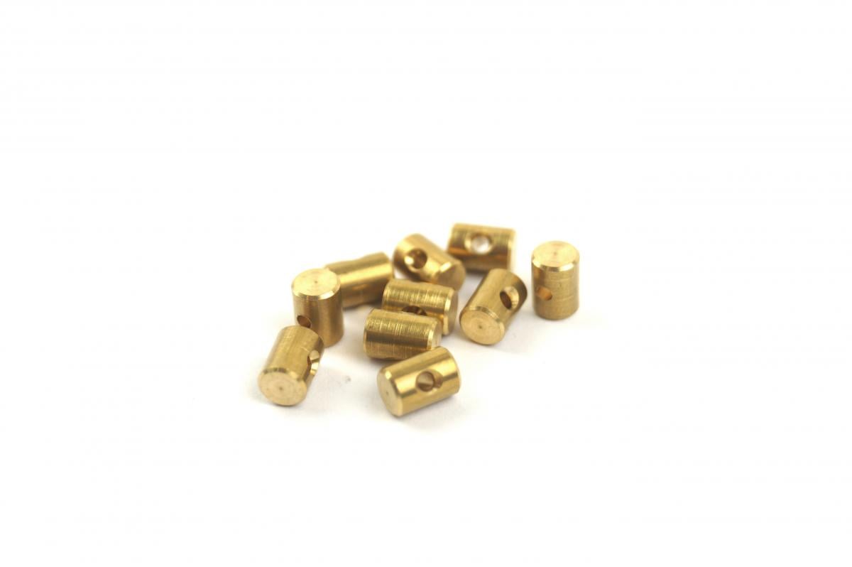 NIPPLE 5x7x1.6 BARREL BRASS PK10