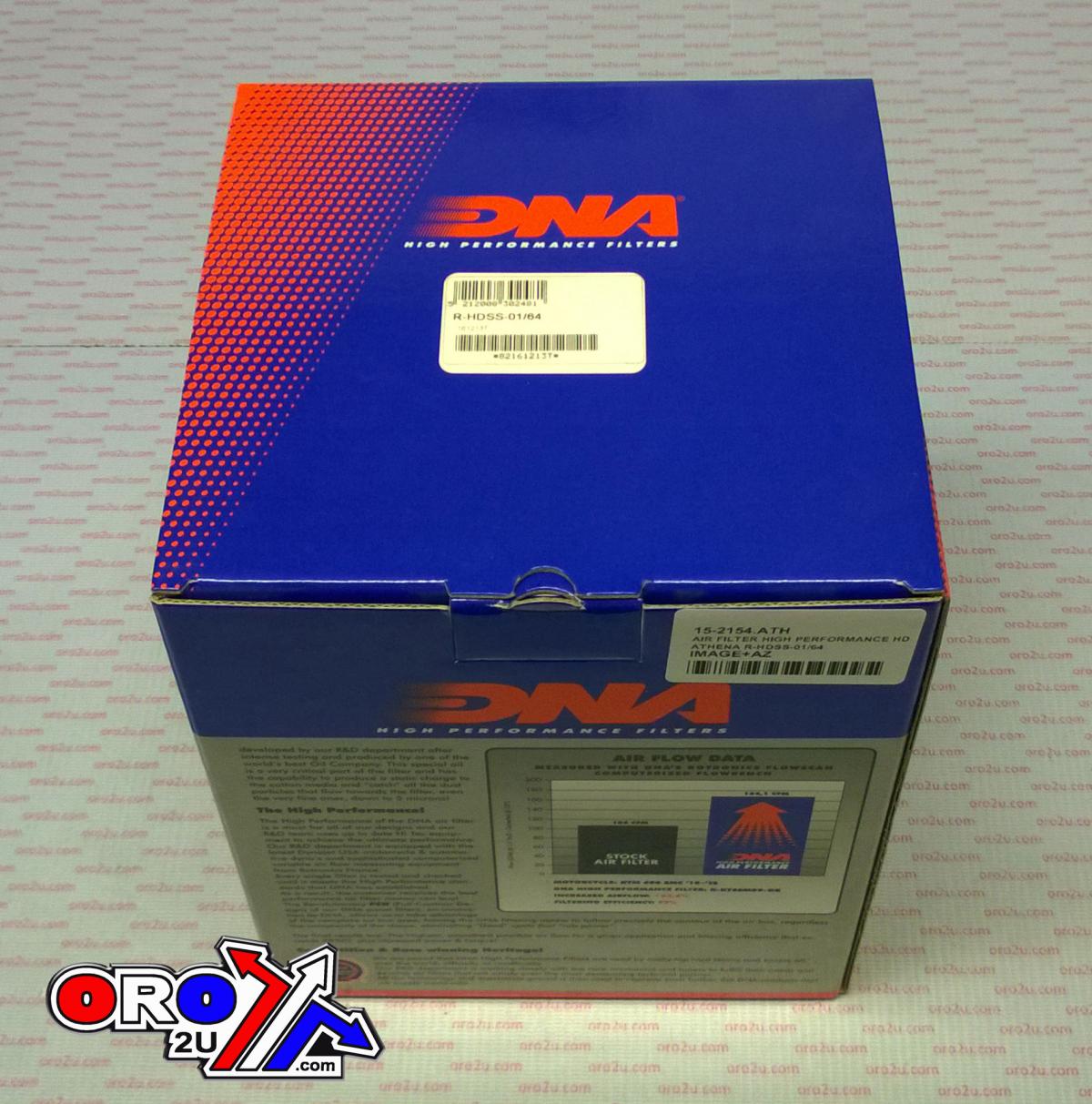 AIR FILTER HIGH PERFORMANCE HD, ATHENA R-HDSS-01/64 DNA, ROAD