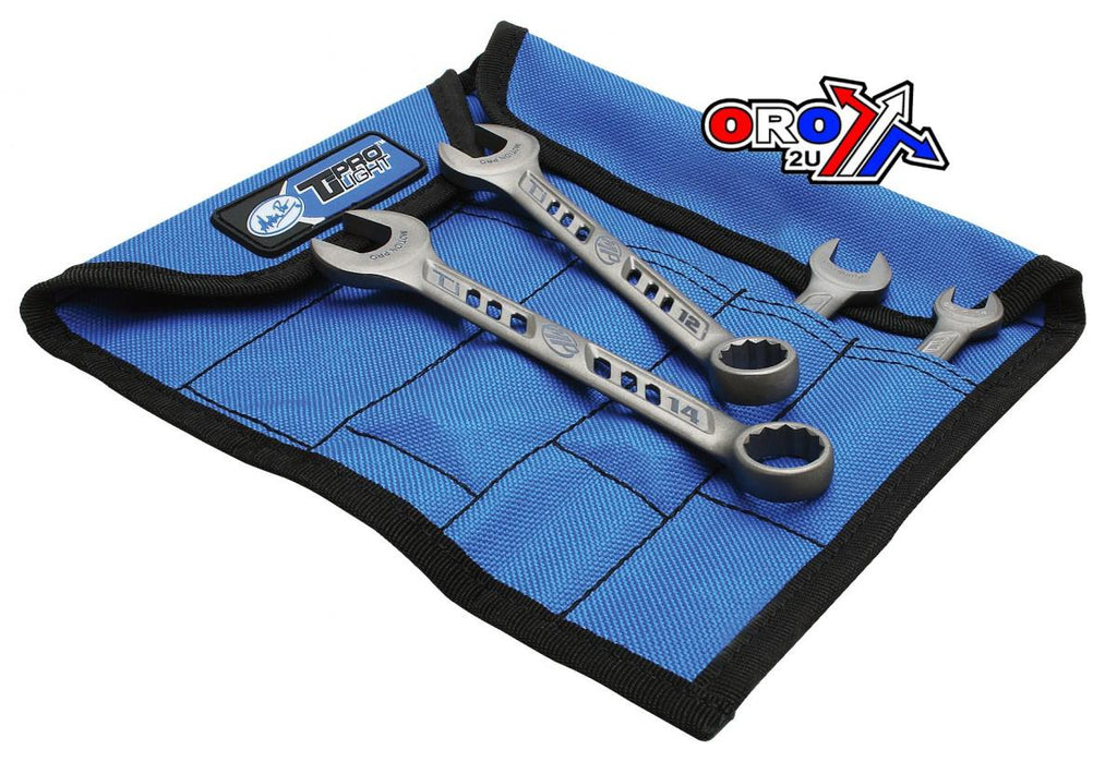 WRENCHES SET4 SIZES 8mm 10mm 12mm 14mm MOTION PRO 08-0466 Titanium alloy